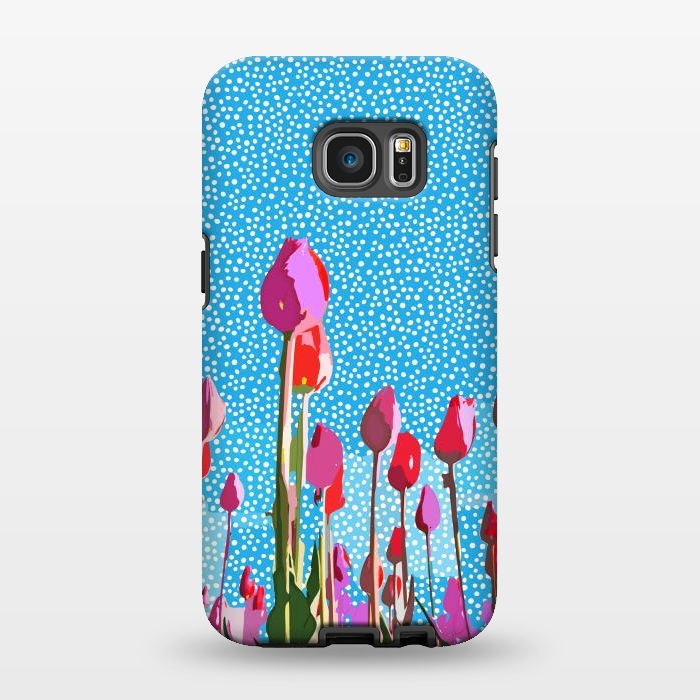 Galaxy S7 EDGE StrongFit Tiptoe through the tulips with me by Uma Prabhakar Gokhale