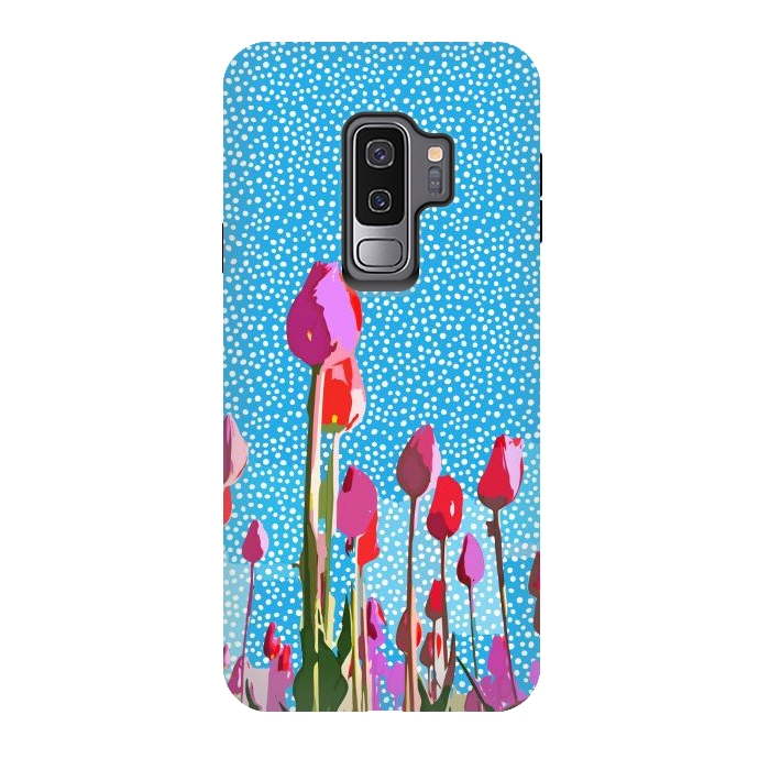 Galaxy S9 plus StrongFit Tiptoe through the tulips with me by Uma Prabhakar Gokhale