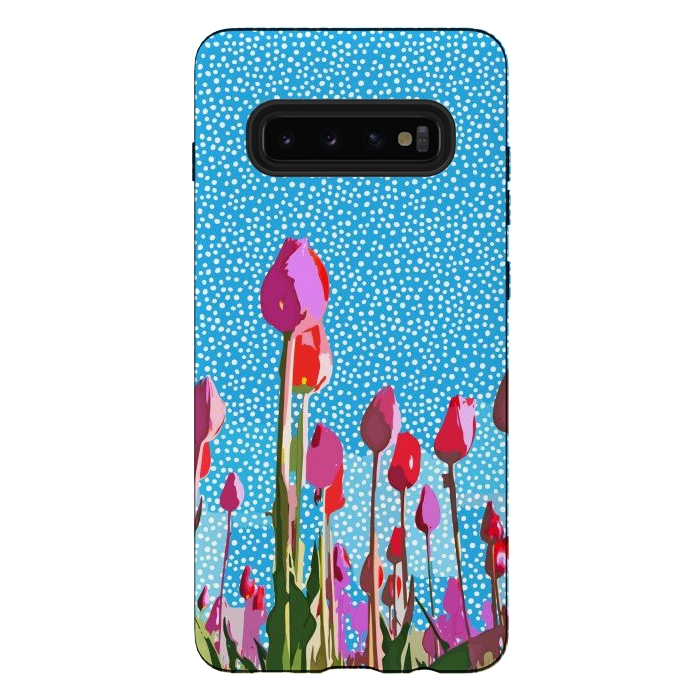 Galaxy S10 plus StrongFit Tiptoe through the tulips with me by Uma Prabhakar Gokhale