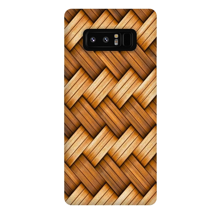 Galaxy Note 8 StrongFit brown texture art by haroulita