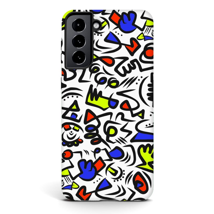 Galaxy S21 StrongFit Mondrian Abstract by Hanny Agustine