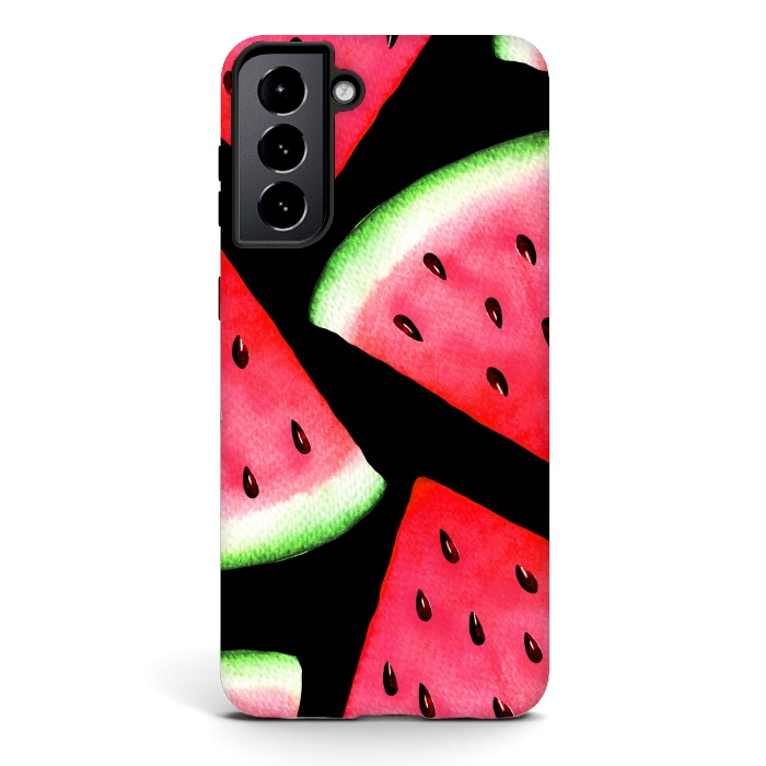 Galaxy S21 plus StrongFit Watermelon by Julia Badeeva