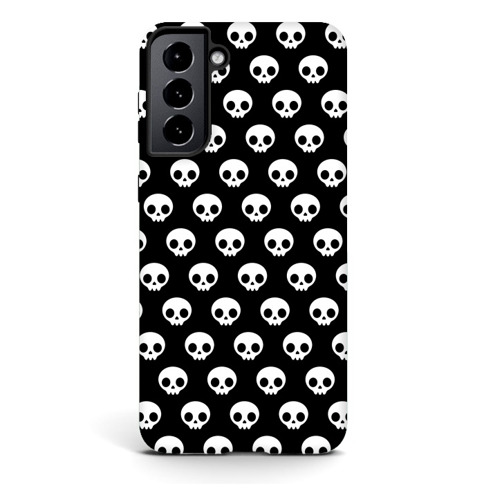 Galaxy S21 StrongFit Cute skulls by Laura Nagel