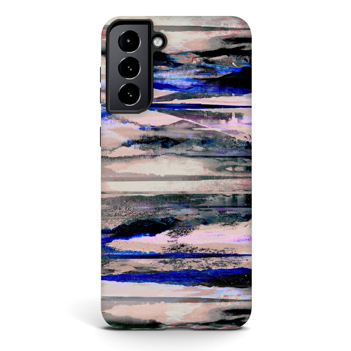 Galaxy S21 plus StrongFit Stylised mountain landscape painting by Oana 
