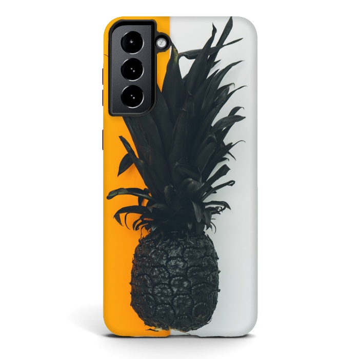 Galaxy S21 StrongFit Black pineapple  by Winston