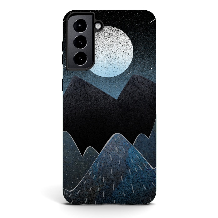 Galaxy S21 plus StrongFit Midnight blues by Steve Wade (Swade)