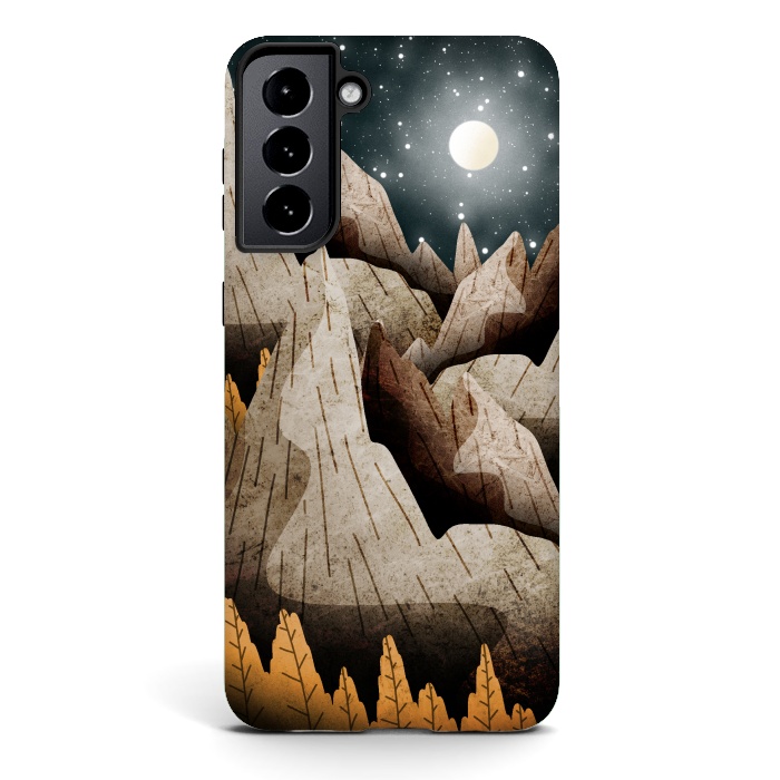 Galaxy S21 plus StrongFit Mountainous mountain and peaks by Steve Wade (Swade)
