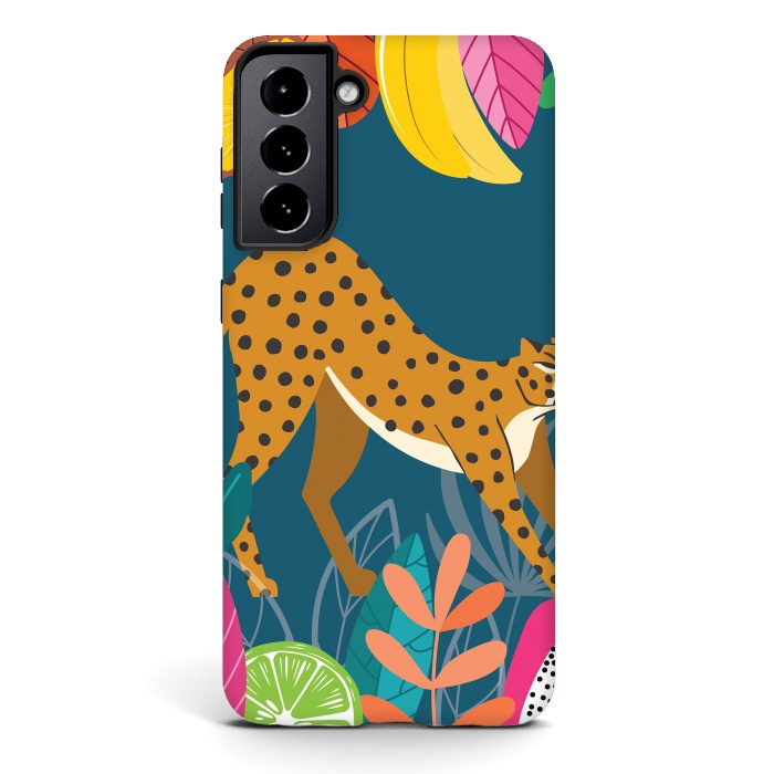 Galaxy S21 plus StrongFit Cheetah stretching in the wild by Jelena Obradovic
