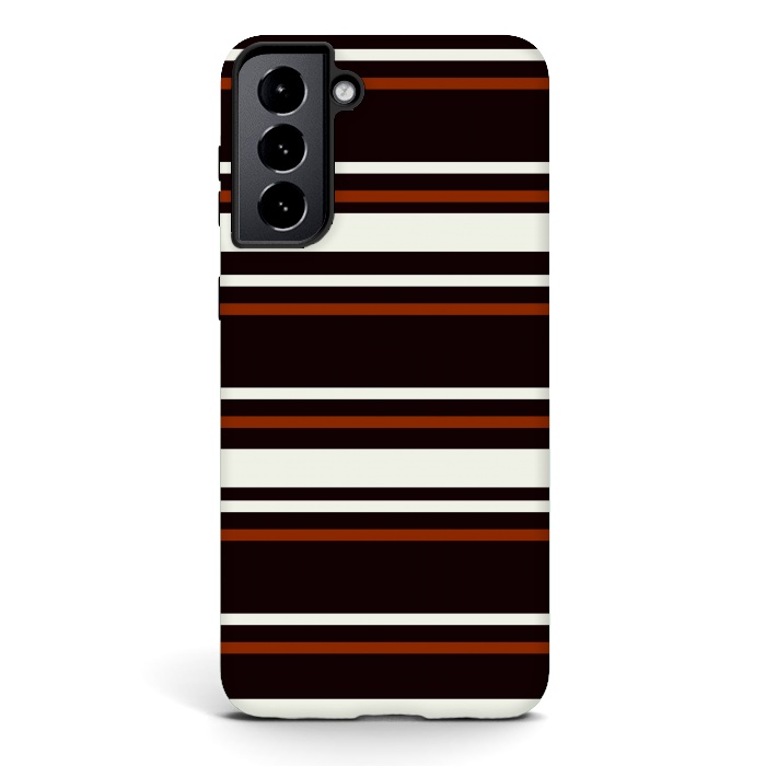 Galaxy S21 StrongFit Classic Brown by TMSarts
