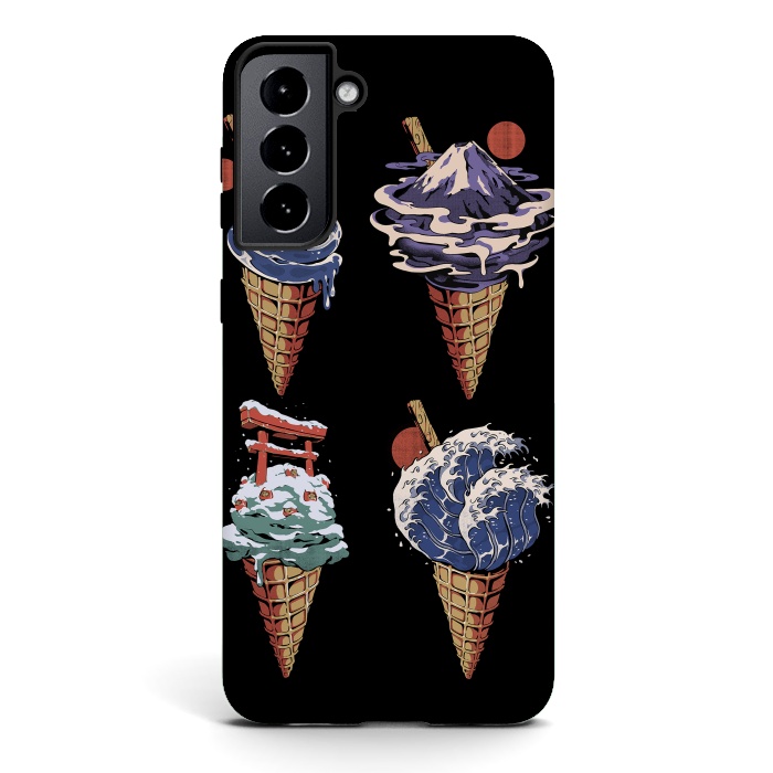 Galaxy S21 plus StrongFit Japanese Ice Creams by Ilustrata