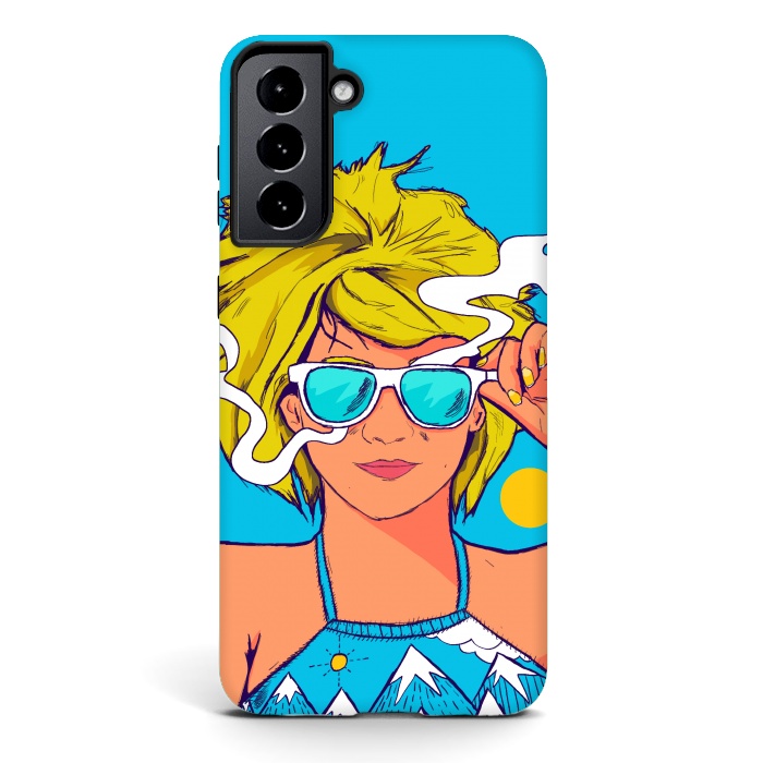 Galaxy S21 plus StrongFit The summer girl by Steve Wade (Swade)