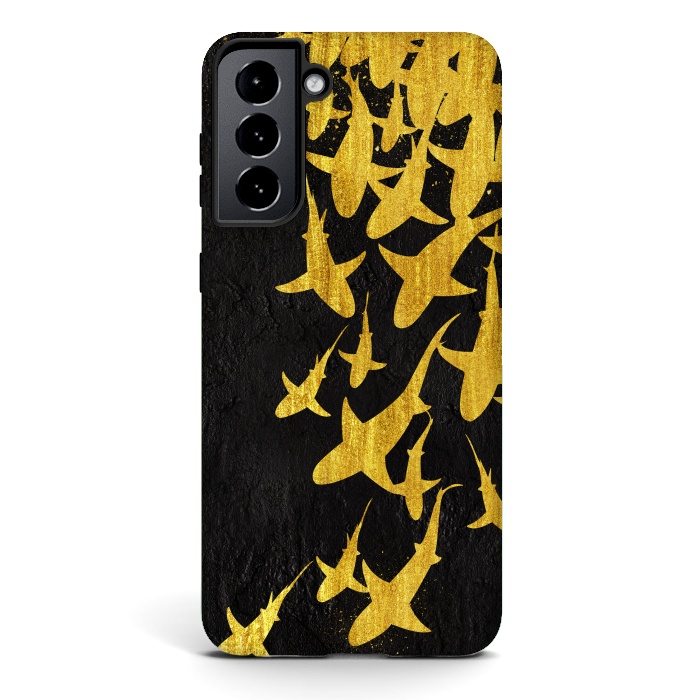 Galaxy S21 plus StrongFit Golden Sharks by Alberto