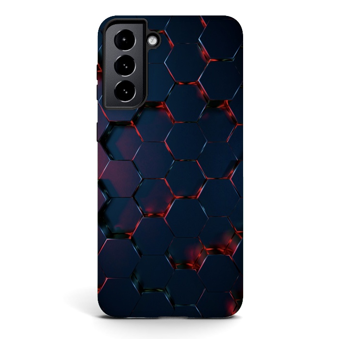 Galaxy S21 plus StrongFit Hexagons  by Winston