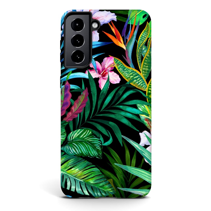 Galaxy S21 plus StrongFit Tropical Exotic Pattern by ArtsCase