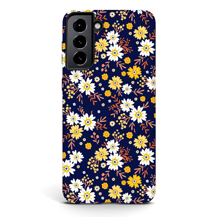 Galaxy S21 plus StrongFit Small Multicoloured Flowers by ArtsCase