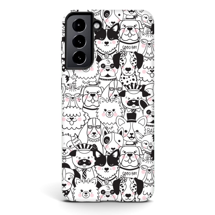 Galaxy S21 plus StrongFit Puppy Party by Noonday Design