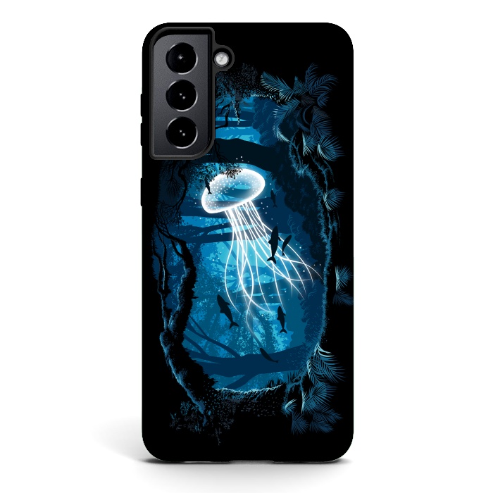 Galaxy S21 StrongFit Jelly Fish Forest by Alberto