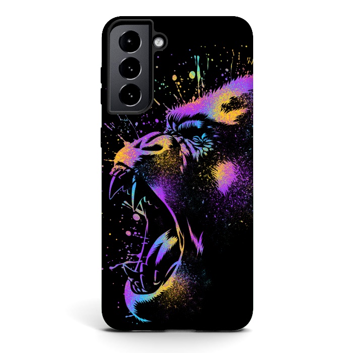 Galaxy S21 StrongFit Gorilla colorful by Alberto