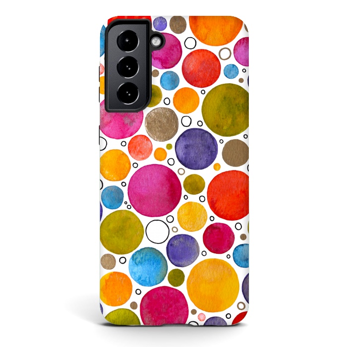 Galaxy S21 StrongFit That's It, I'm Going Dotty by Paula Ohreen
