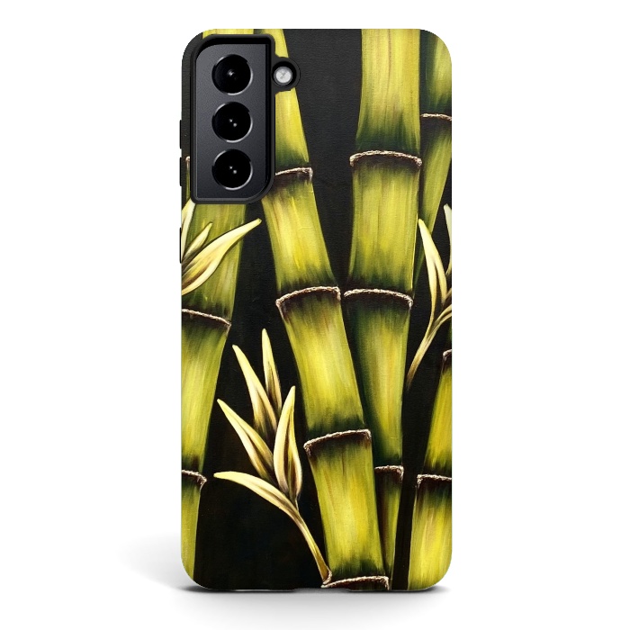 Galaxy S21 StrongFit Bamboo by Denise Cassidy Wood