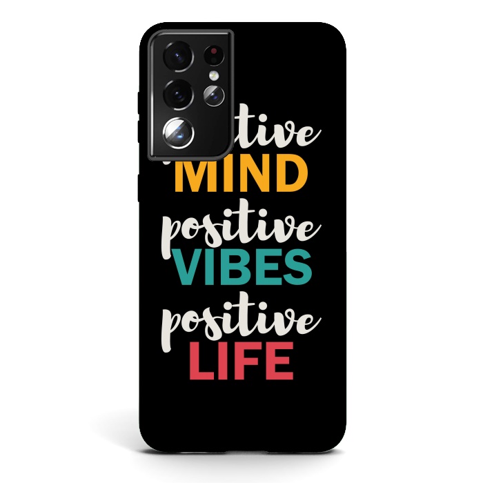 Galaxy S21 ultra StrongFit Positive Life by TMSarts