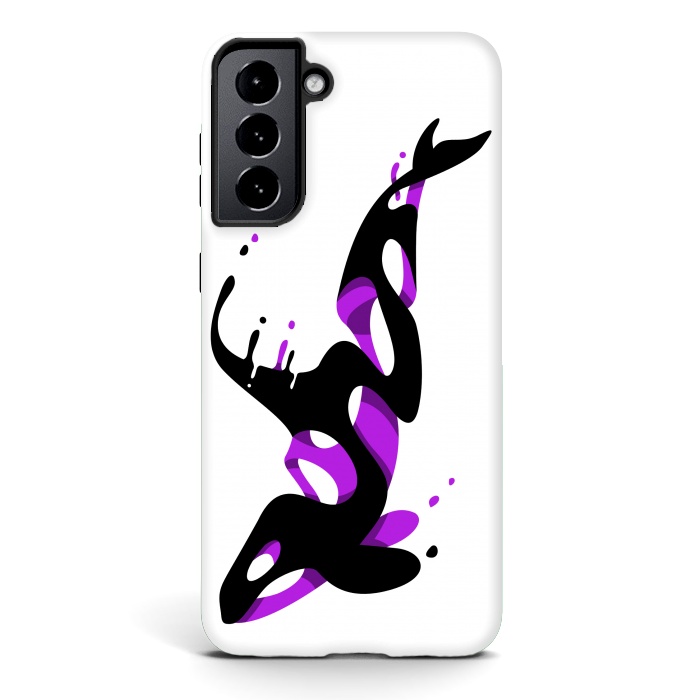 Galaxy S21 StrongFit Liquid Killer Whale by Alberto