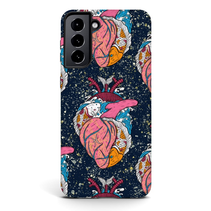 Galaxy S21 StrongFit Pisces Heart by Ranggasme
