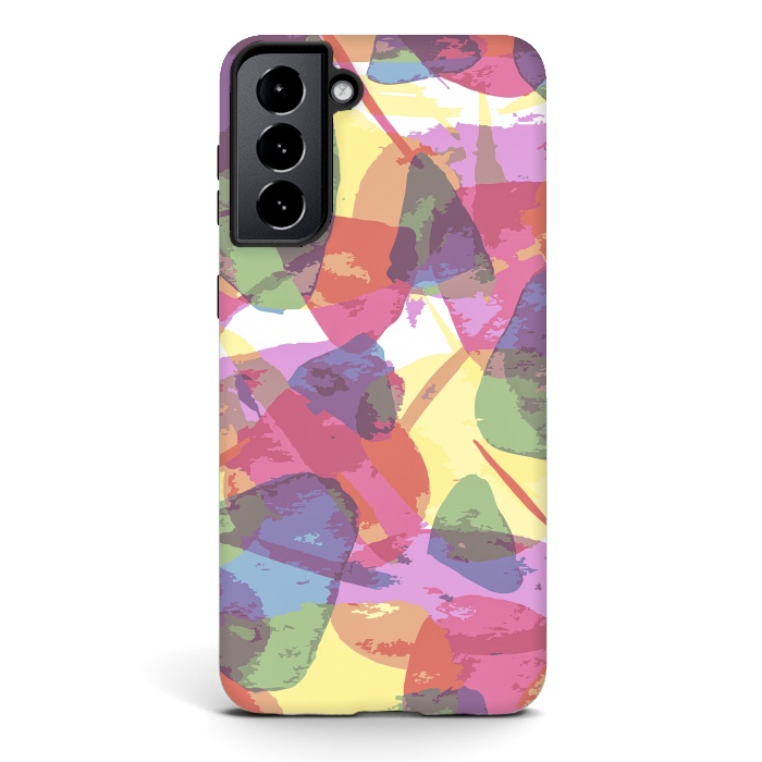 Galaxy S21 plus StrongFit Shades of Abstract by Creativeaxle