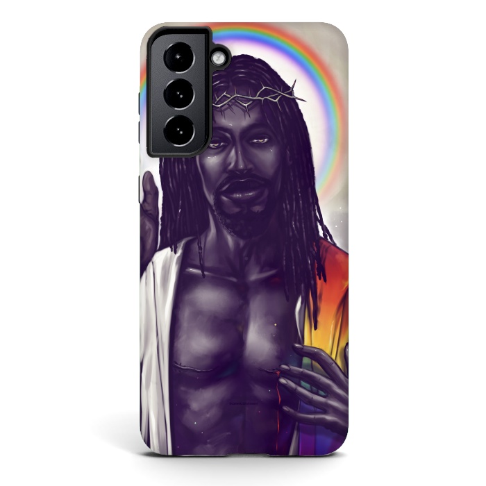 Galaxy S21 StrongFit Jesus by Draco