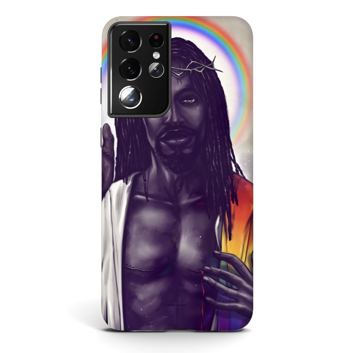 Galaxy S21 ultra StrongFit Jesus by Draco