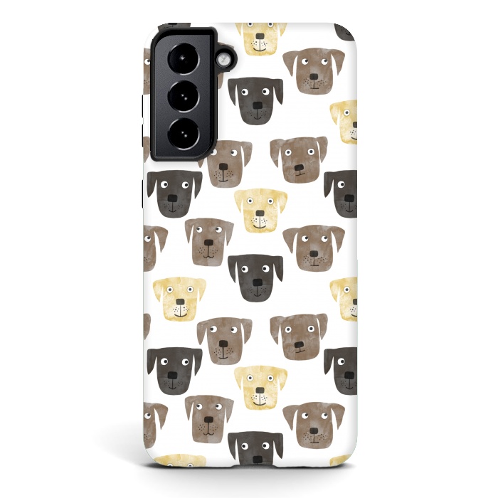 Galaxy S21 StrongFit Labrador Retriever Dogs by Nic Squirrell