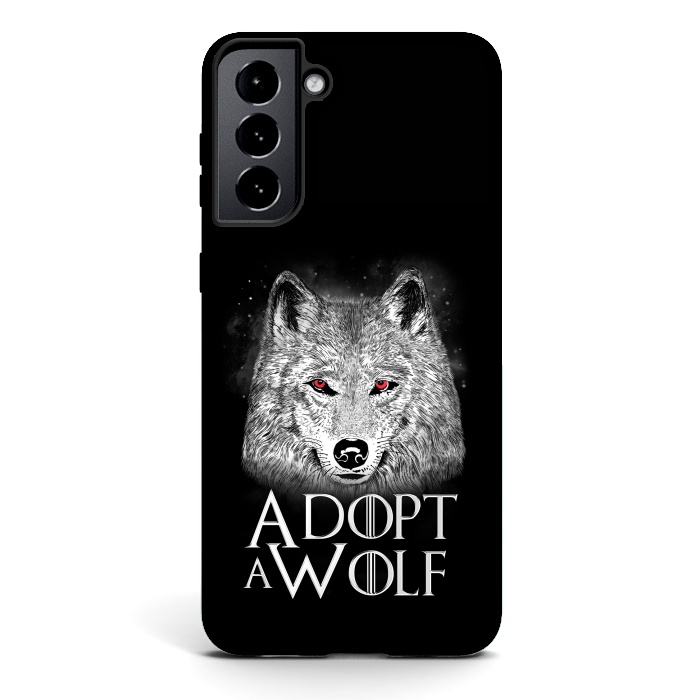 Galaxy S21 plus StrongFit Adopt a Wolf by eduely