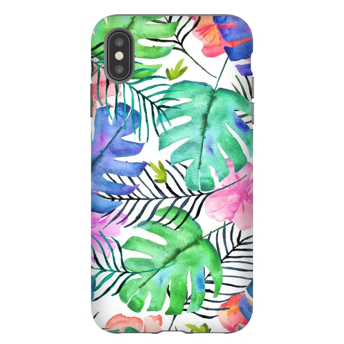 iPhone Xs Max StrongFit Tropical Pastel  by Amaya Brydon