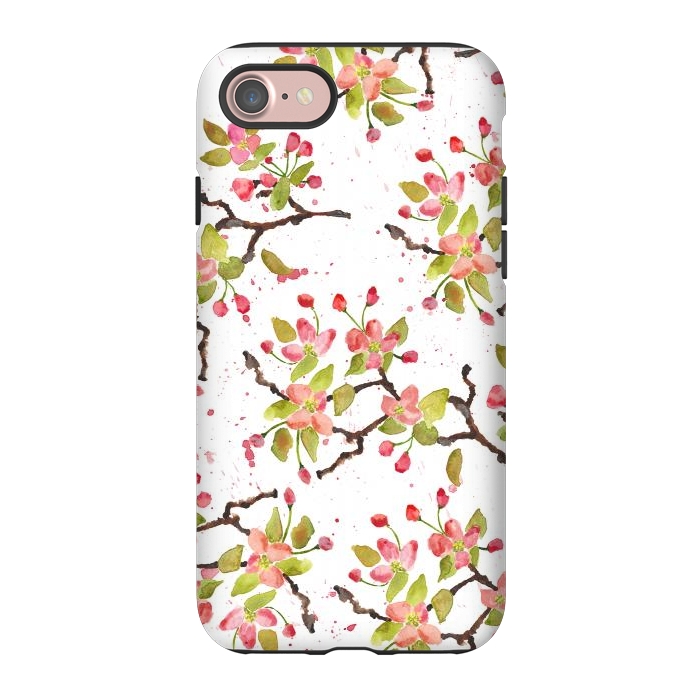 iPhone 7 StrongFit Apple Blossoms by Amaya Brydon