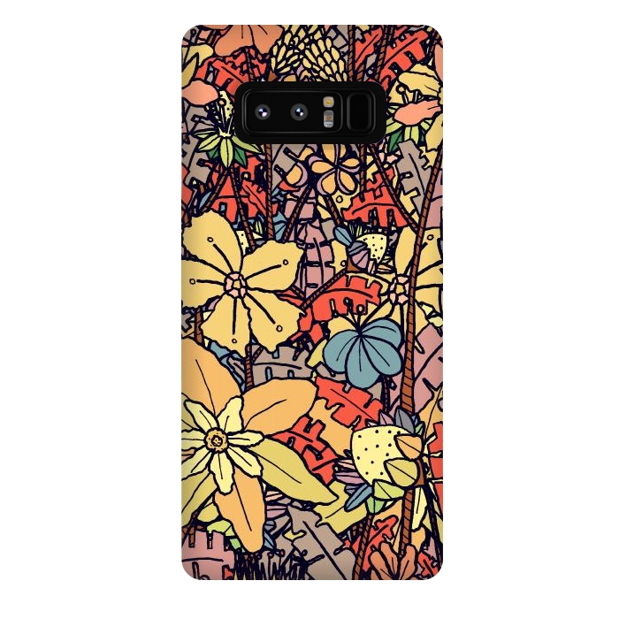 Galaxy Note 8 StrongFit Early summer flowers by Steve Wade (Swade)