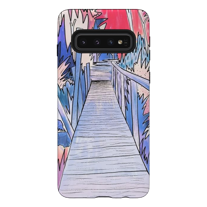 Galaxy S10 StrongFit The blue pathway by Steve Wade (Swade)
