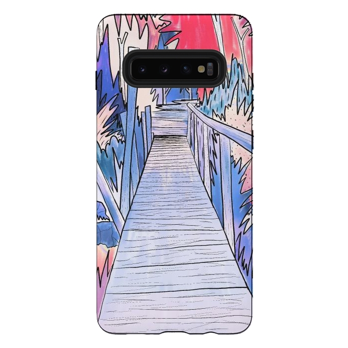 Galaxy S10 plus StrongFit The blue pathway by Steve Wade (Swade)