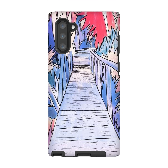Galaxy Note 10 StrongFit The blue pathway by Steve Wade (Swade)