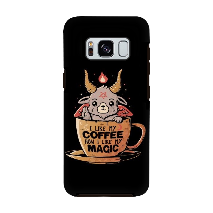 Galaxy S8 StrongFit Black Coffee by eduely