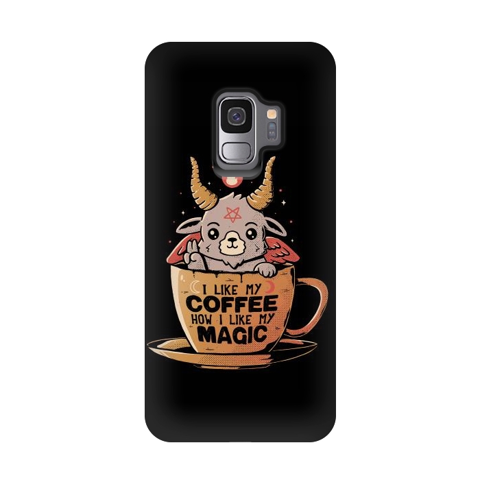 Galaxy S9 StrongFit Black Coffee by eduely