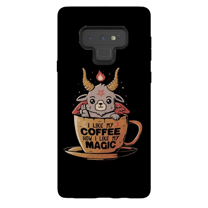 Galaxy Note 9 StrongFit Black Coffee by eduely