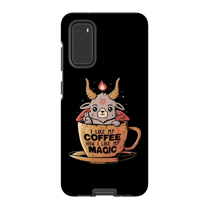Galaxy S20 StrongFit Black Coffee by eduely