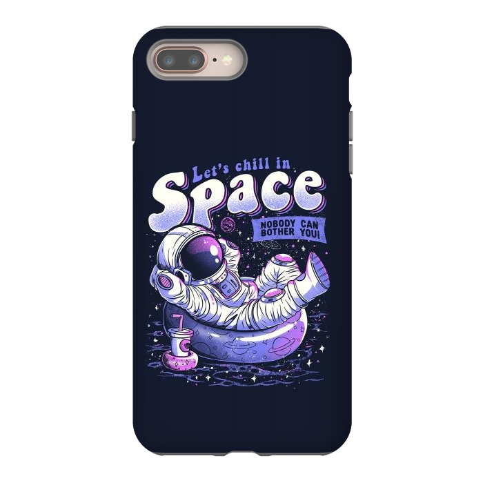 iPhone 7 plus StrongFit Chilling in Space by eduely