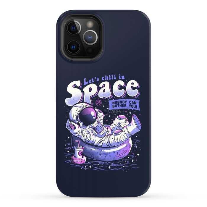 iPhone 12 Pro Max StrongFit Chilling in Space by eduely