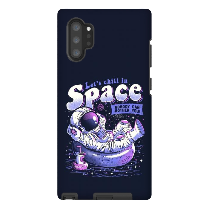 Galaxy Note 10 plus StrongFit Chilling in Space by eduely