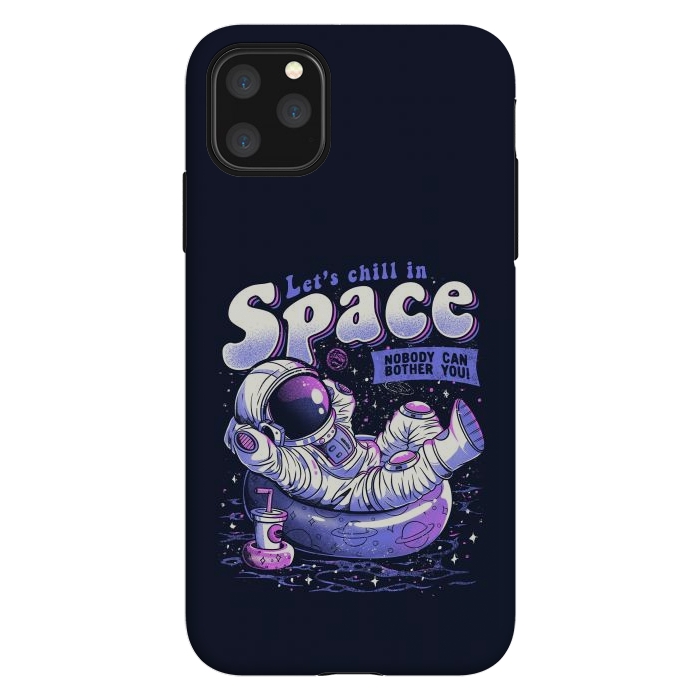 iPhone 11 Pro Max StrongFit Chilling in Space by eduely