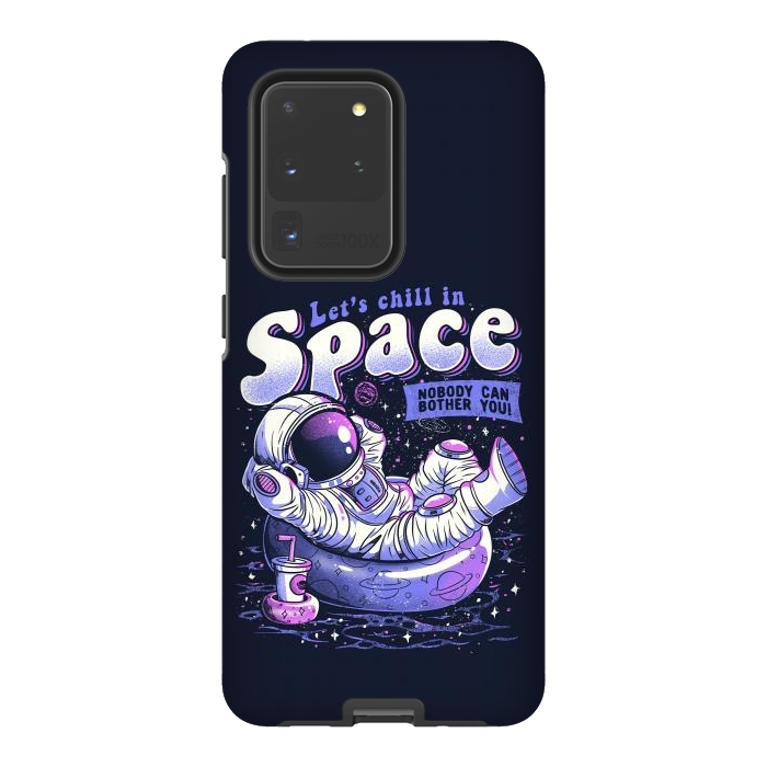 Galaxy S20 Ultra StrongFit Chilling in Space by eduely