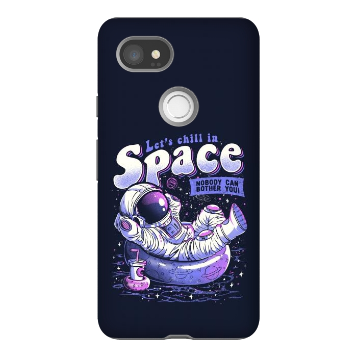 Pixel 2XL StrongFit Chilling in Space by eduely