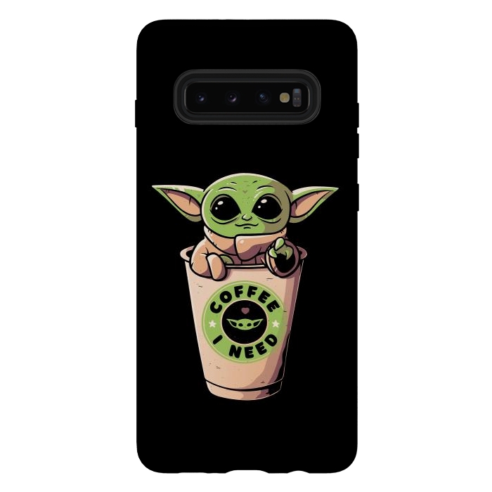 Galaxy S10 plus StrongFit Coffee I Need  by eduely