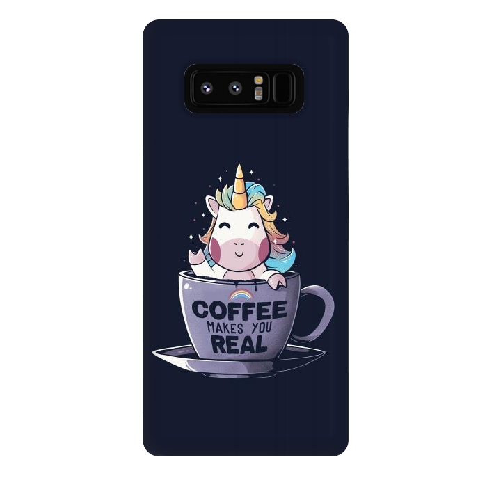 Galaxy Note 8 StrongFit Coffee Makes You Real by eduely